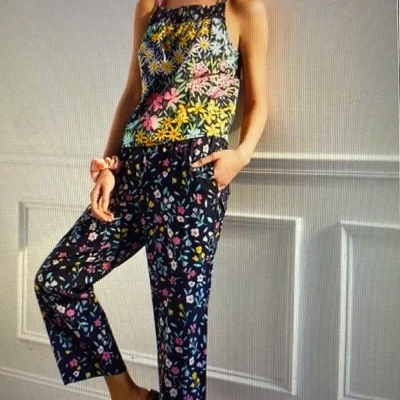 Anthropologie Other - ANTHROPOLOGIE Floral Print Pajama Set Blank UK Size S NWT